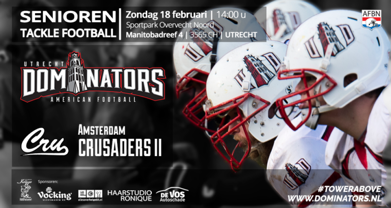 Eerste SFC-wedstrijd 2018, vs. Amsterdam Crusaders II